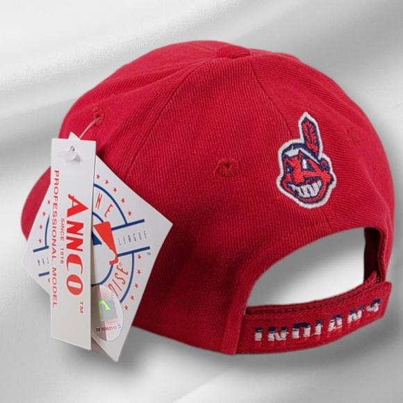 New Mens Vintage Cleveland Indians Snapback Cap Hat - Picture 5 of 5
